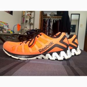 Reebok Zigtech Orange Training Sneakers